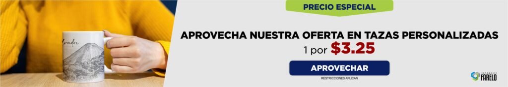 oferta tazas el salvador